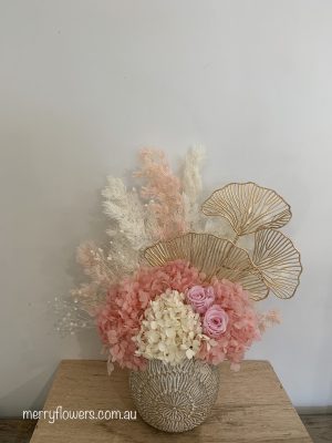 Pink Dried Flowers