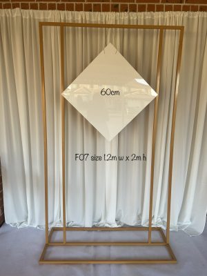 Gold Frame stand