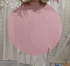 pink acrylic board