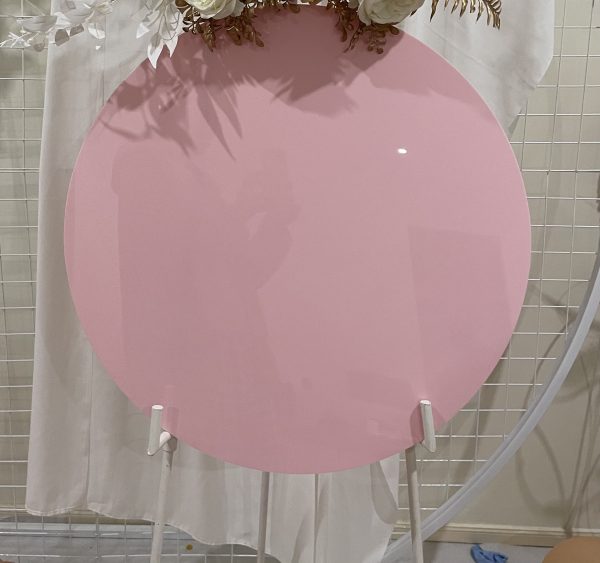 pink acrylic board