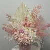 Pink dried flowers