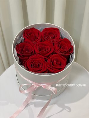 dried rose box