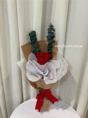 single rose bouquet