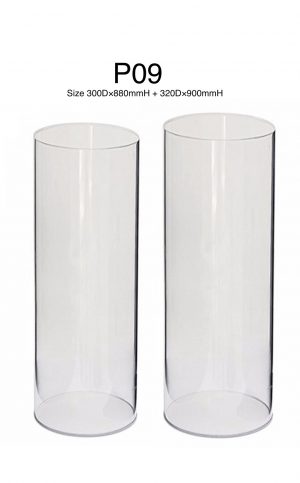 Clear acrylic plinth