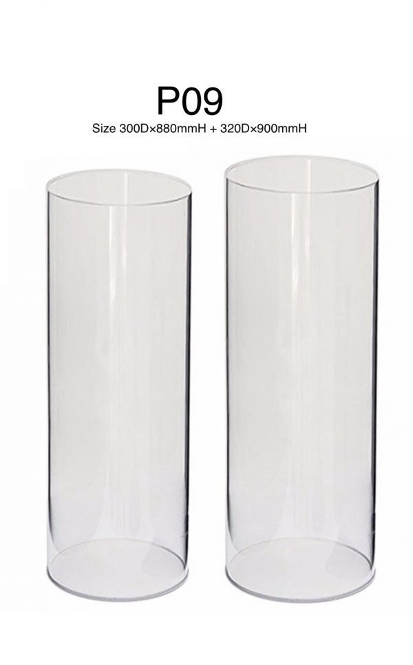 Clear acrylic plinth